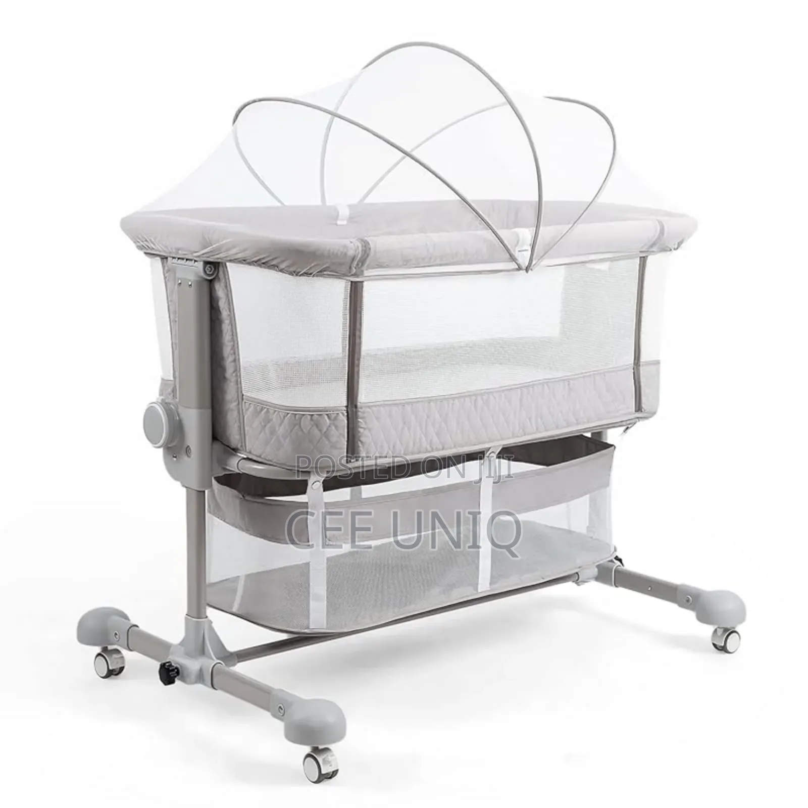 Baby Bed Side Crib With Storage Basket