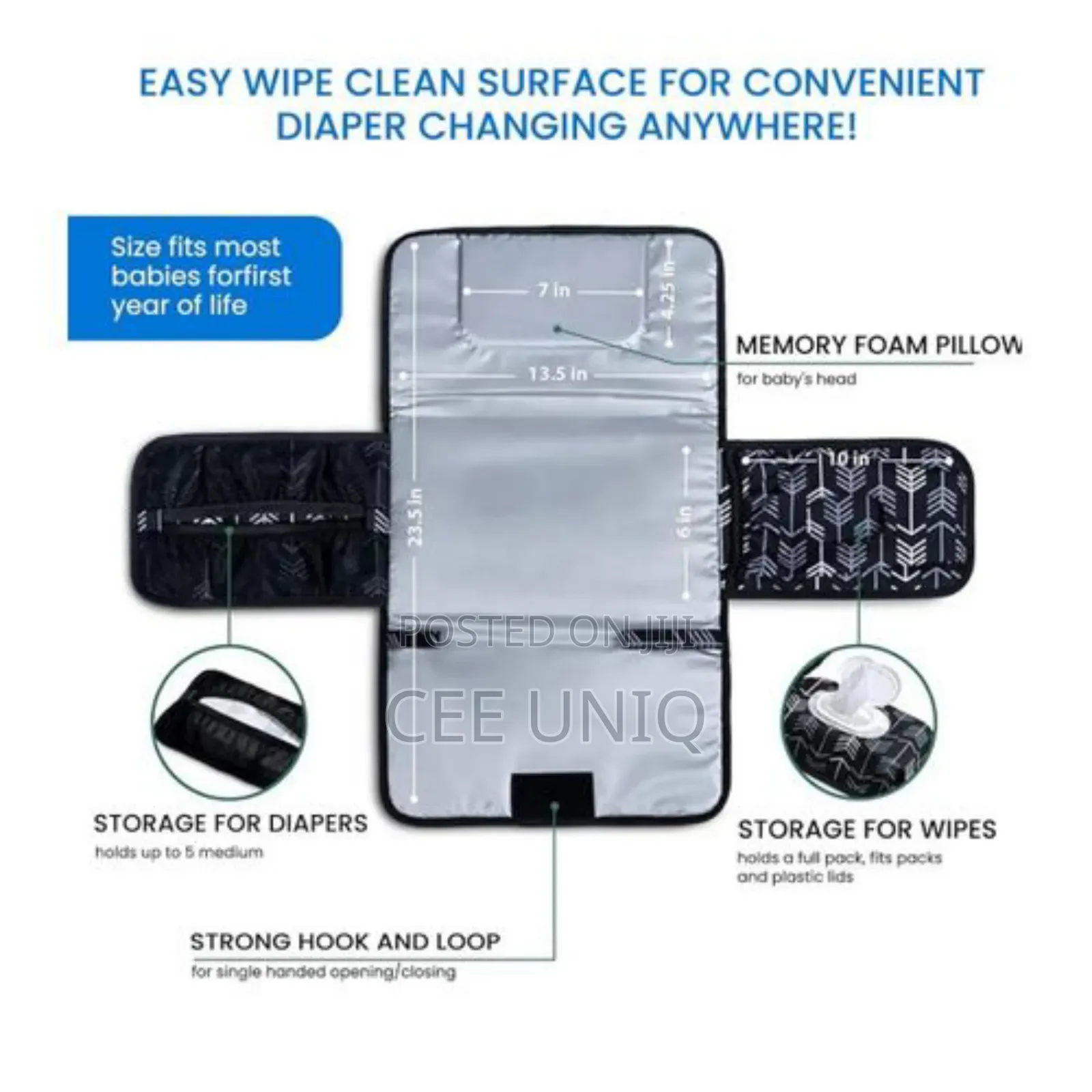 Portable Foldable Baby Nappy Changing Mat