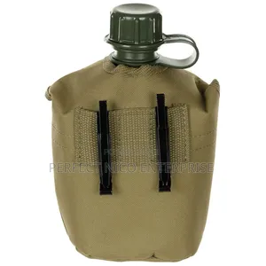 Military Tactical Water Canteen With Pouch
