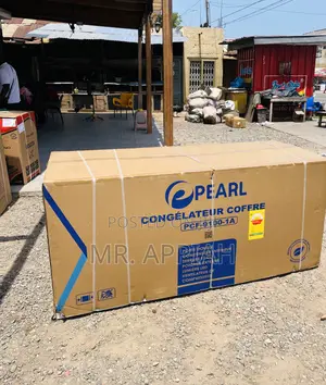 Sealed in Box Pearl PCF-9100 Double Door Chest Freezer,Gray