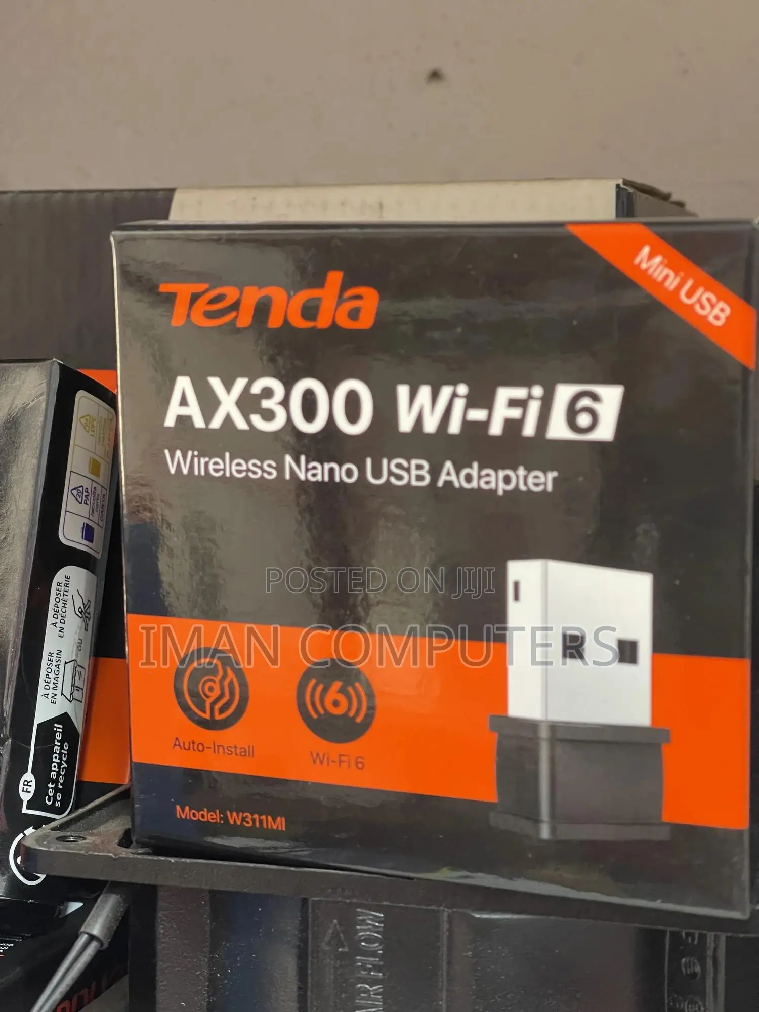 Tenda Ax300 Wi-Fi 6 Wireless Nano Adapter