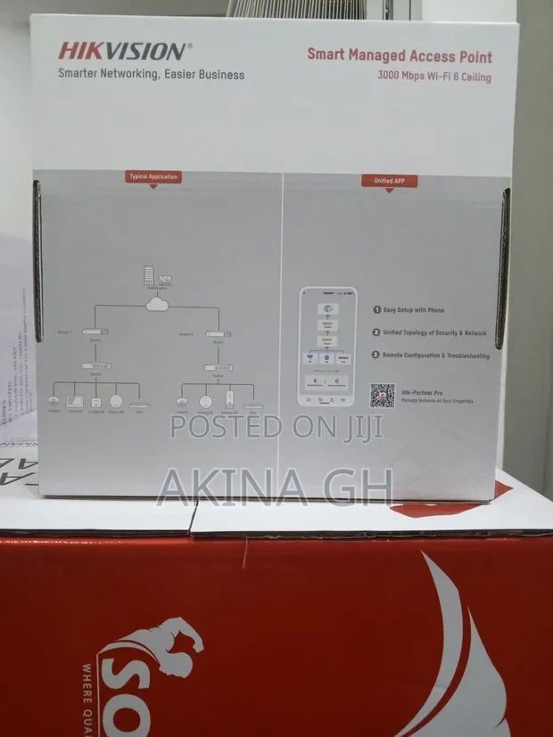Hikvision Smart Managed Wifi 6 Ceiling Access Point 3000mbps 2
