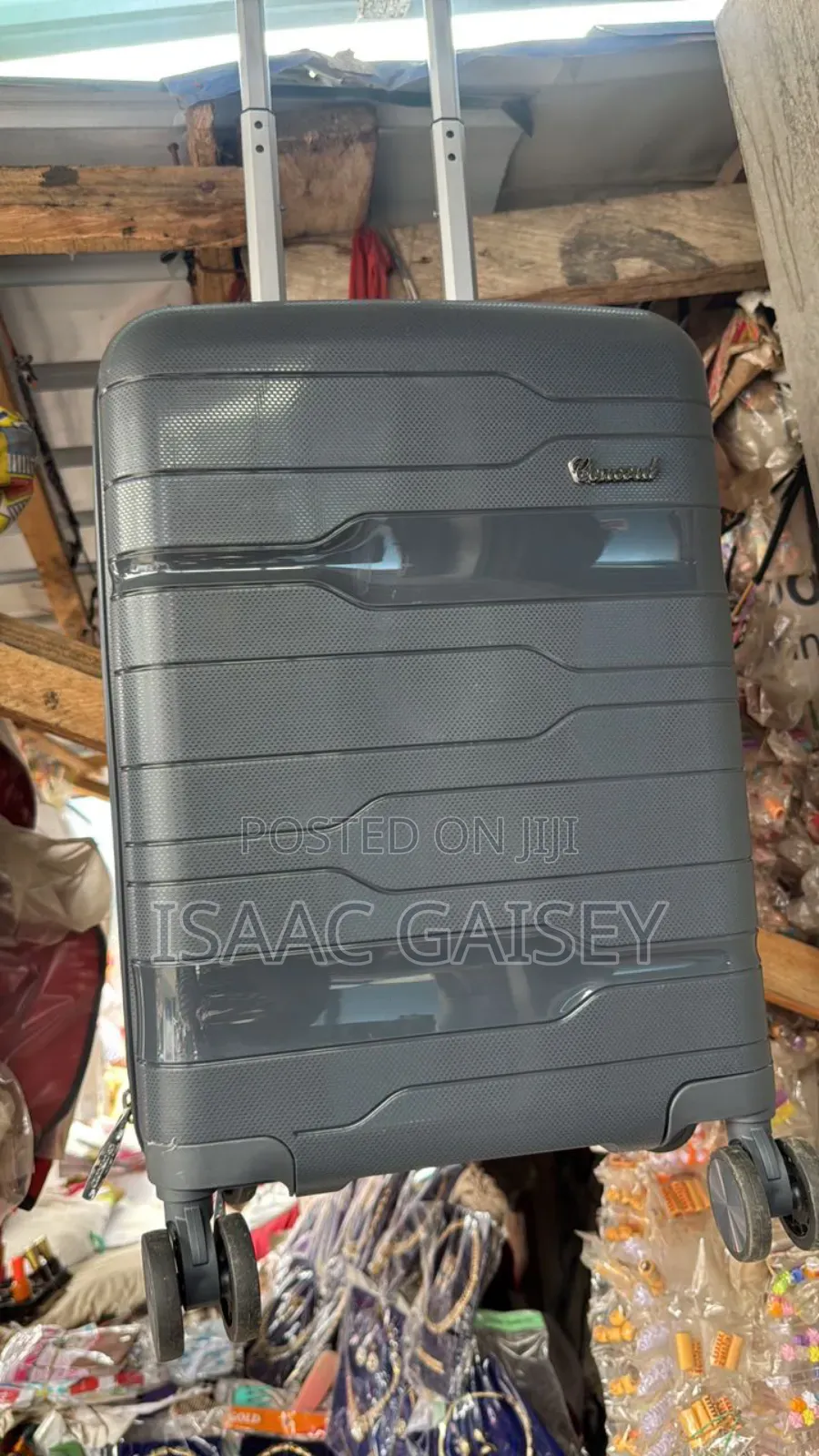 20 Inches Carry-on Luggage in Black Gray Colors