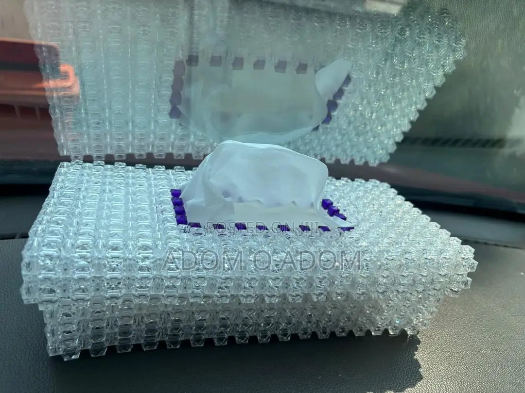 Handmade Beaded Tissue Box Cover