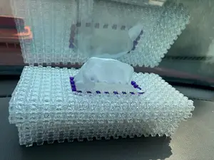 Handmade Beaded Tissue Box Cover
