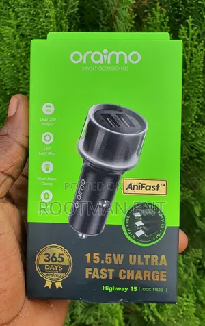 Photo - Oraimo Highway 15 15.5w Car Charger With 3-in-1 Cable