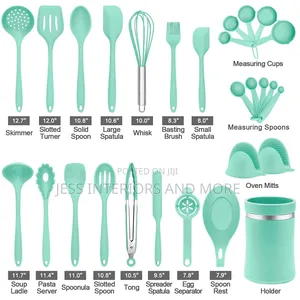 28pcs Silicone Kitchen Cooking Utensils Set