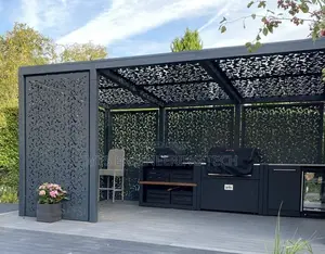 Modern Metal Pergola