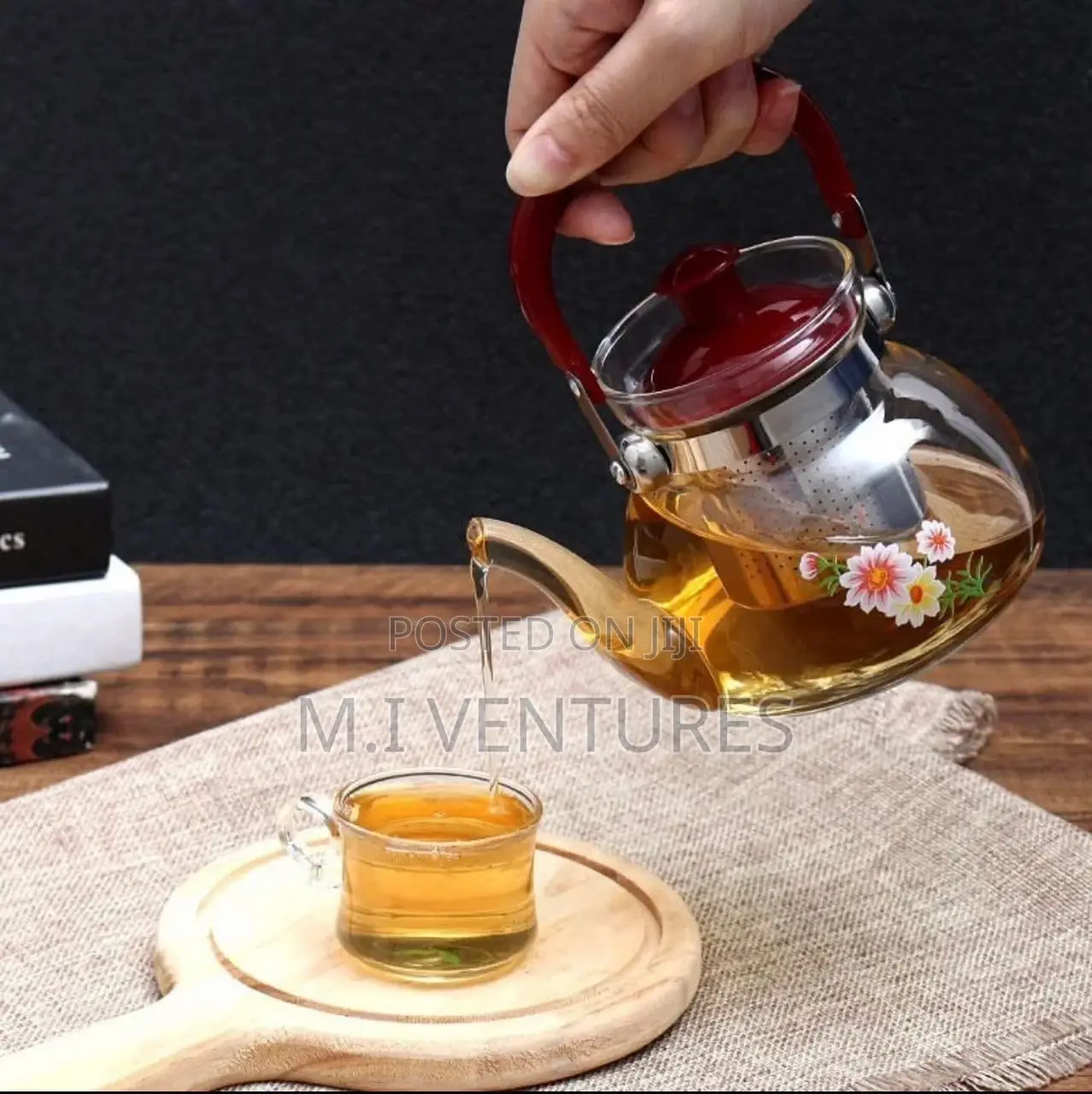 Transparent Glass Teapot