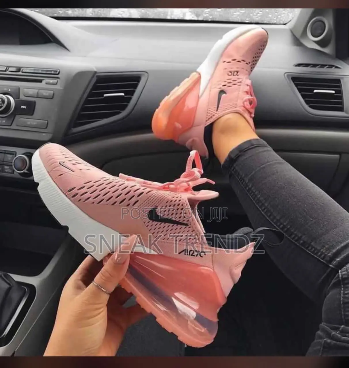 Nike Air Max 270 Pinkwhite and Black