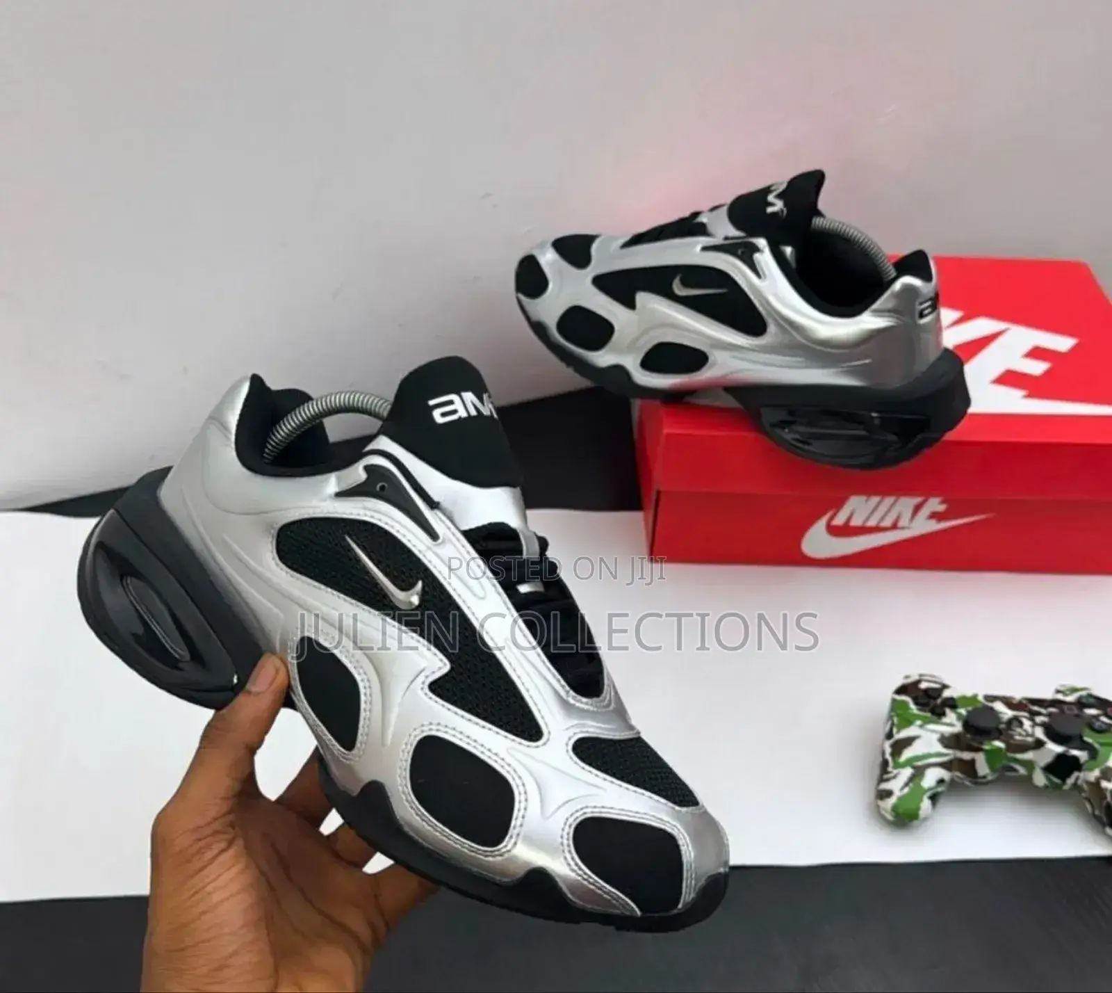 Nike Air Muse Black Metallic Silver