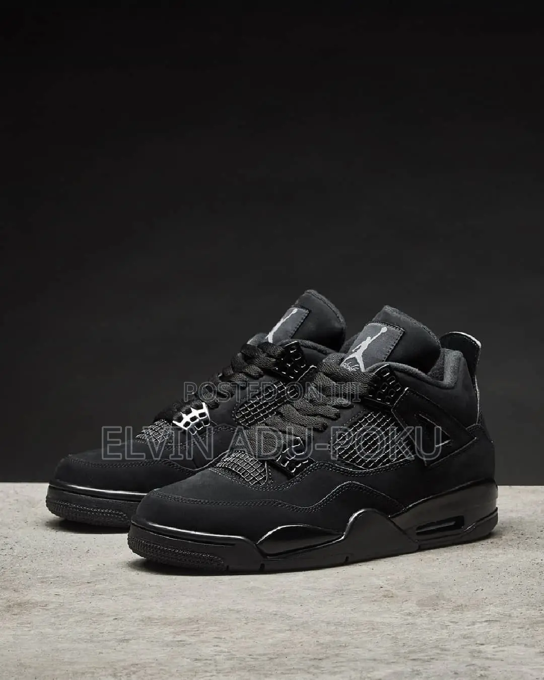Air Jordan Retro 4 Triple Black