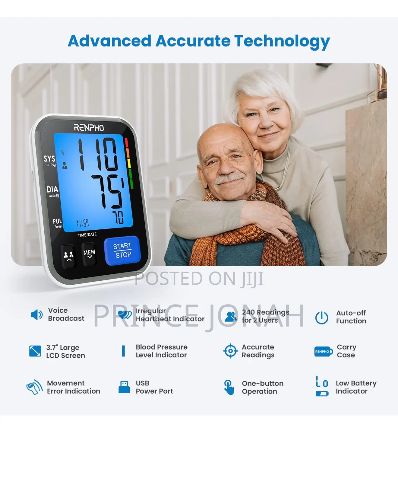 Renpho Blood Pressure Monitor