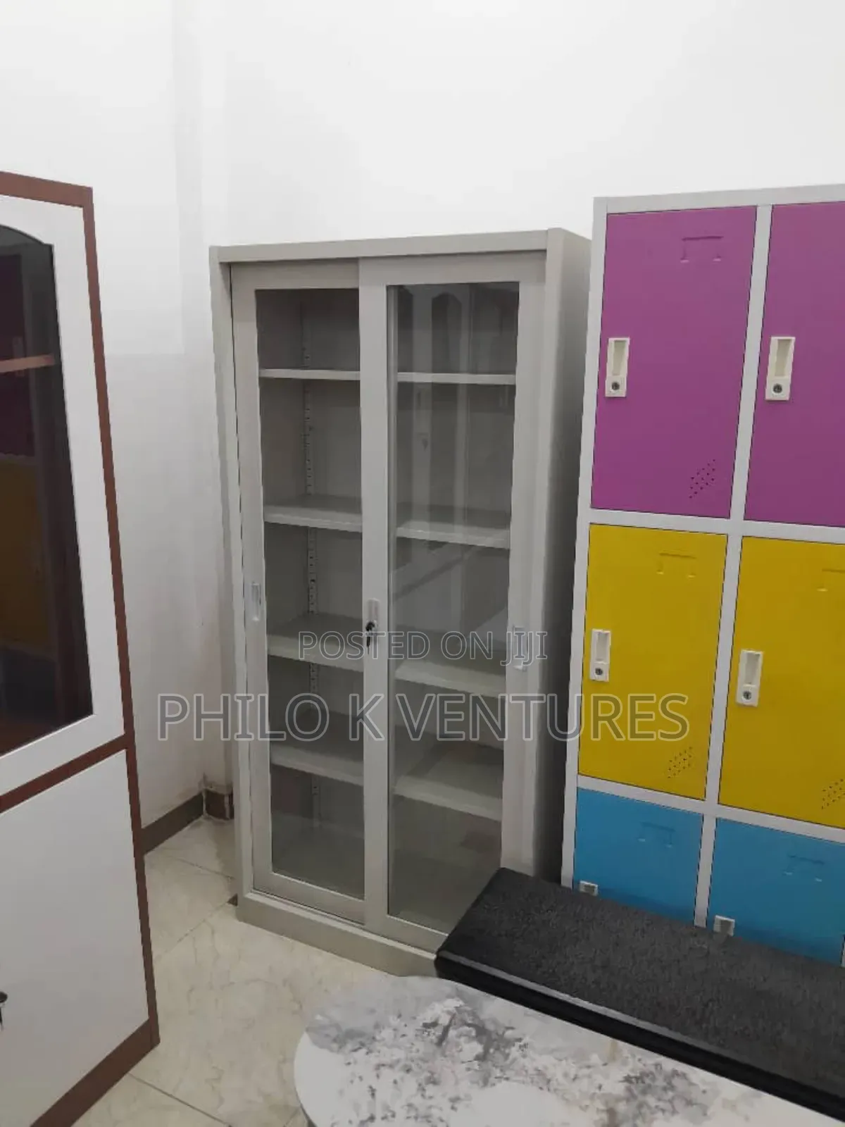 Metal Cabinet With 2 Doors