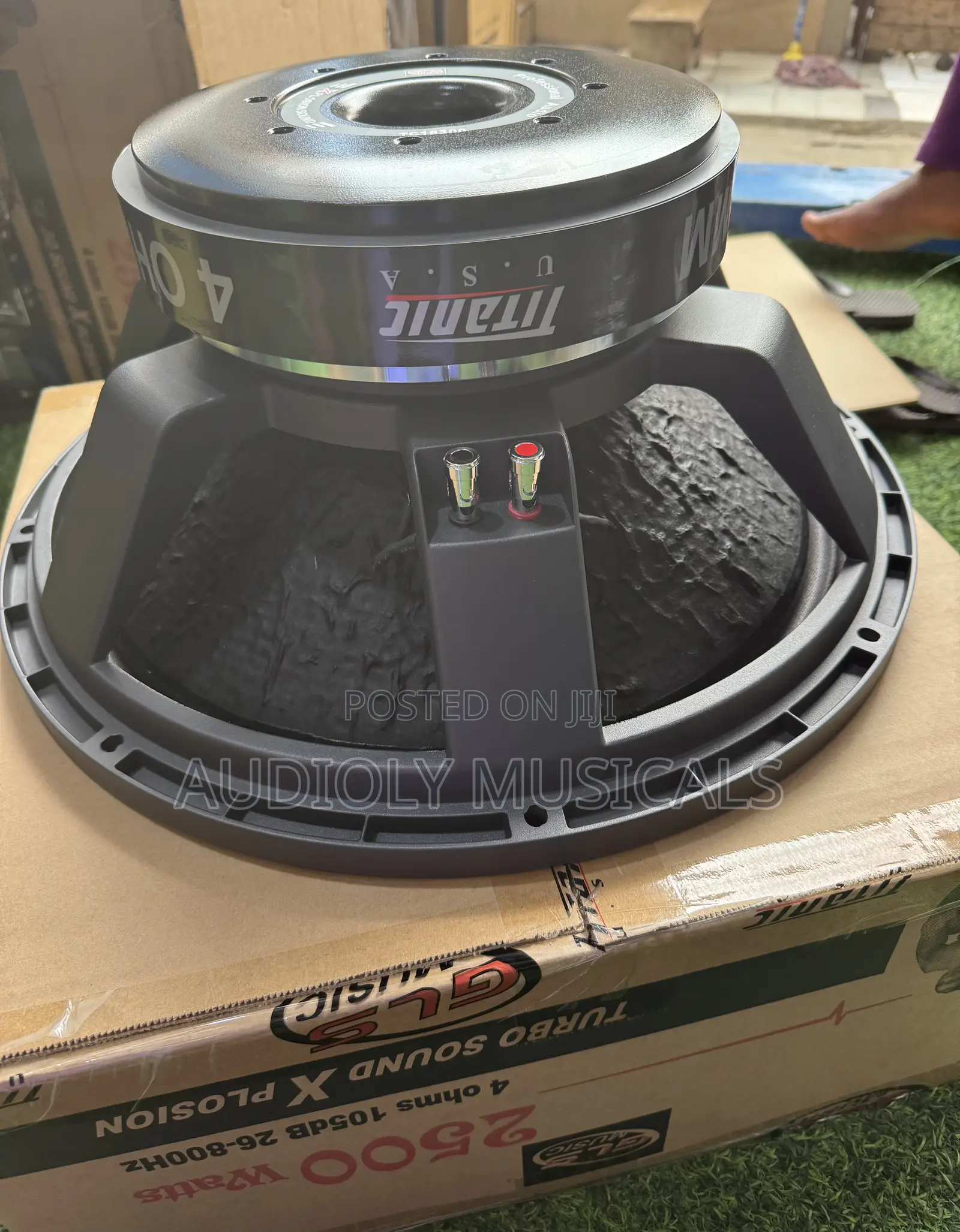 (Titanic Usa)Gls- Double Magnet Bass Speaker 18” 2500watt