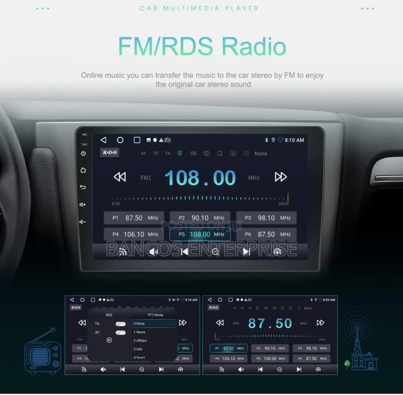 2015-2017 Toyota Camry Ios Carplay And Android Stereo