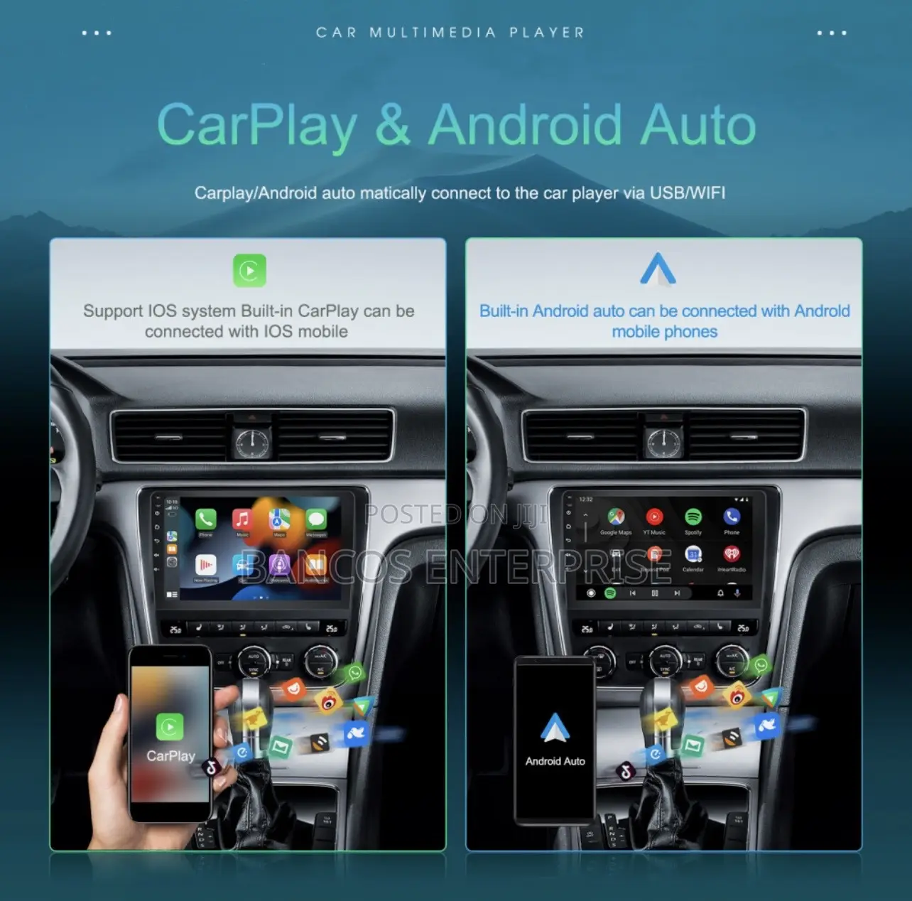 2015-2017 Toyota Camry Ios Carplay And Android Stereo