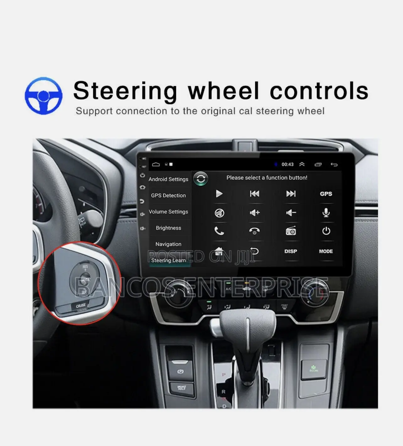 Toyota Vitz 2014-2019 Android/Carplay Stareo
