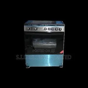 Midea 5 Burner Gas Cooker With Oven 30amg5g027-Silver