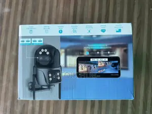 Outdoor Security Camera, 360° PTZ Home Security Wifi Camera,