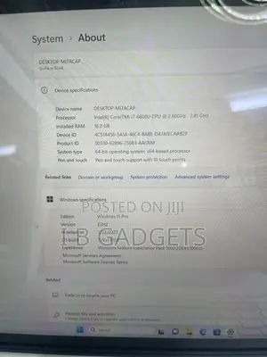 Laptop Microsoft Surface Book 3 16GB Intel Core i7 SSD 512GB