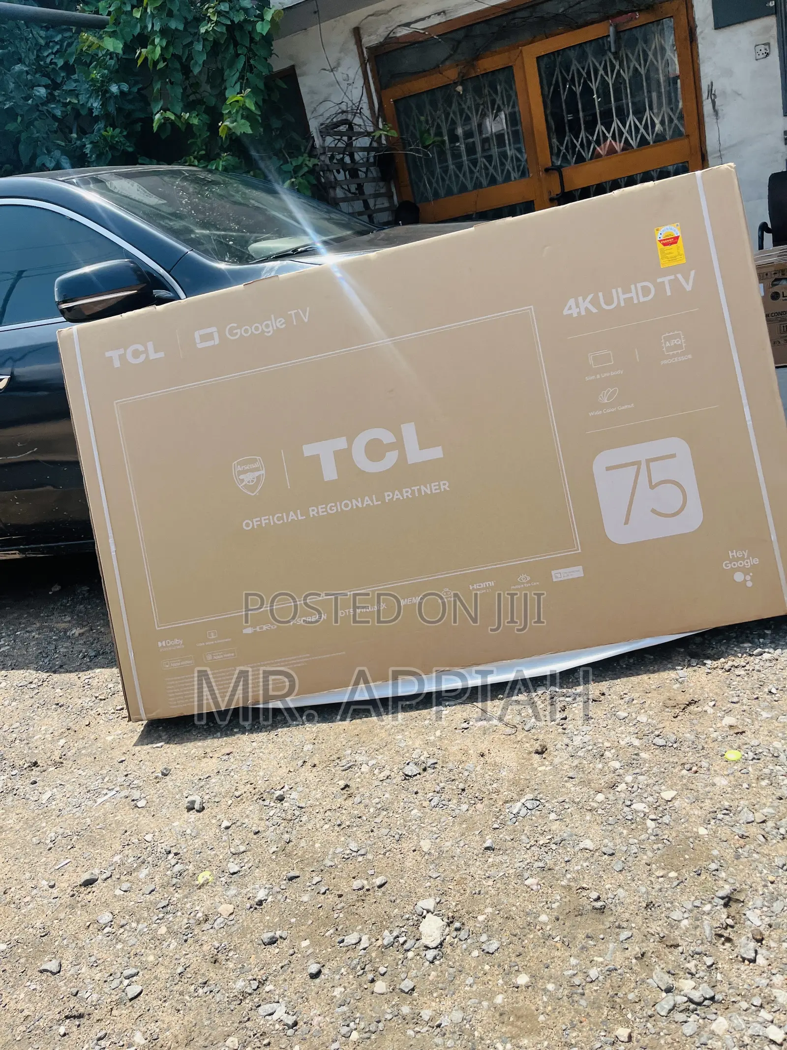 Premium Affordable TCL 75” Uhd Smart Television(Black)