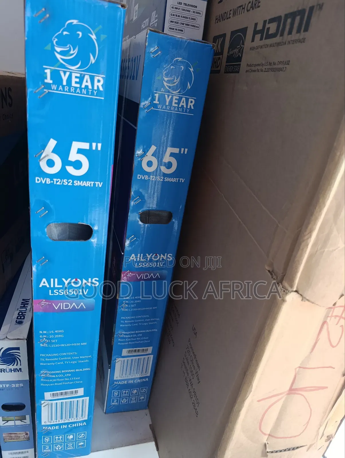 Ailyons 65 Inch Lss6501v Tv