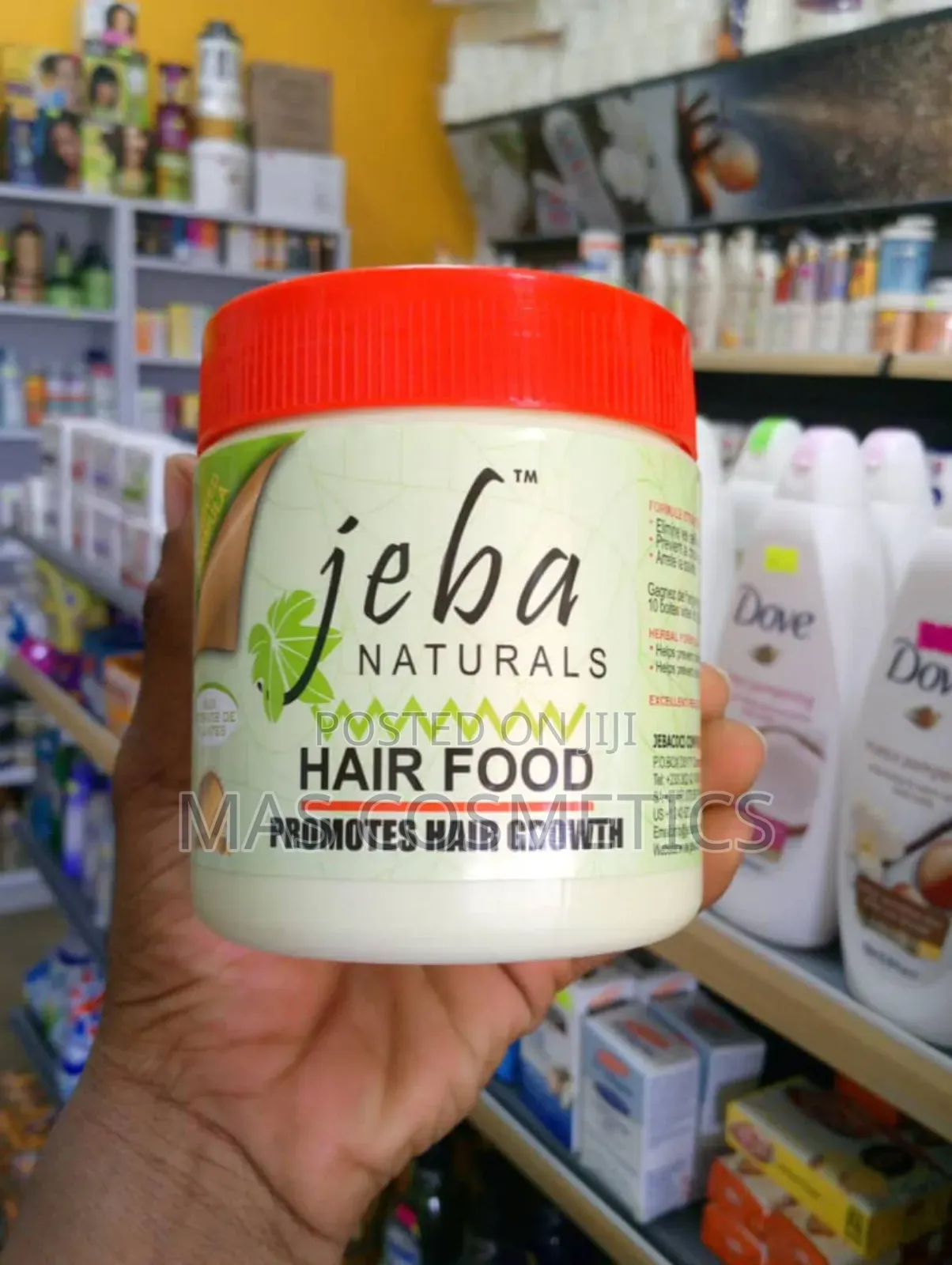 Jeba Naturals Hair Deodorizer Hair Food Cream