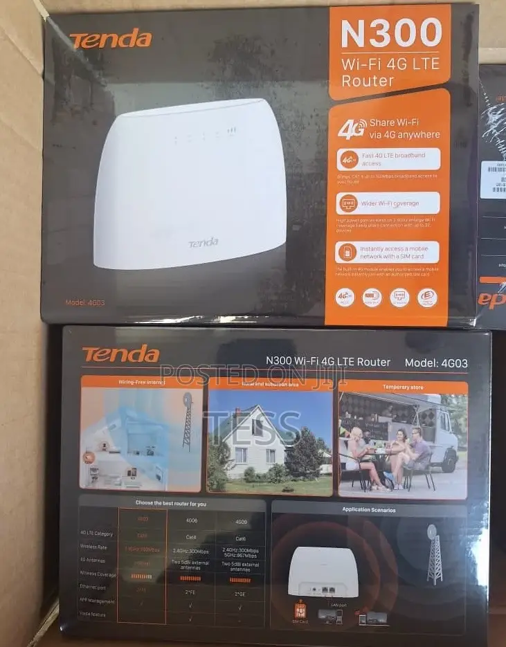 Tenda Universal 4g Lte Sim Router 300 MBPS Wi-Fi 4g03