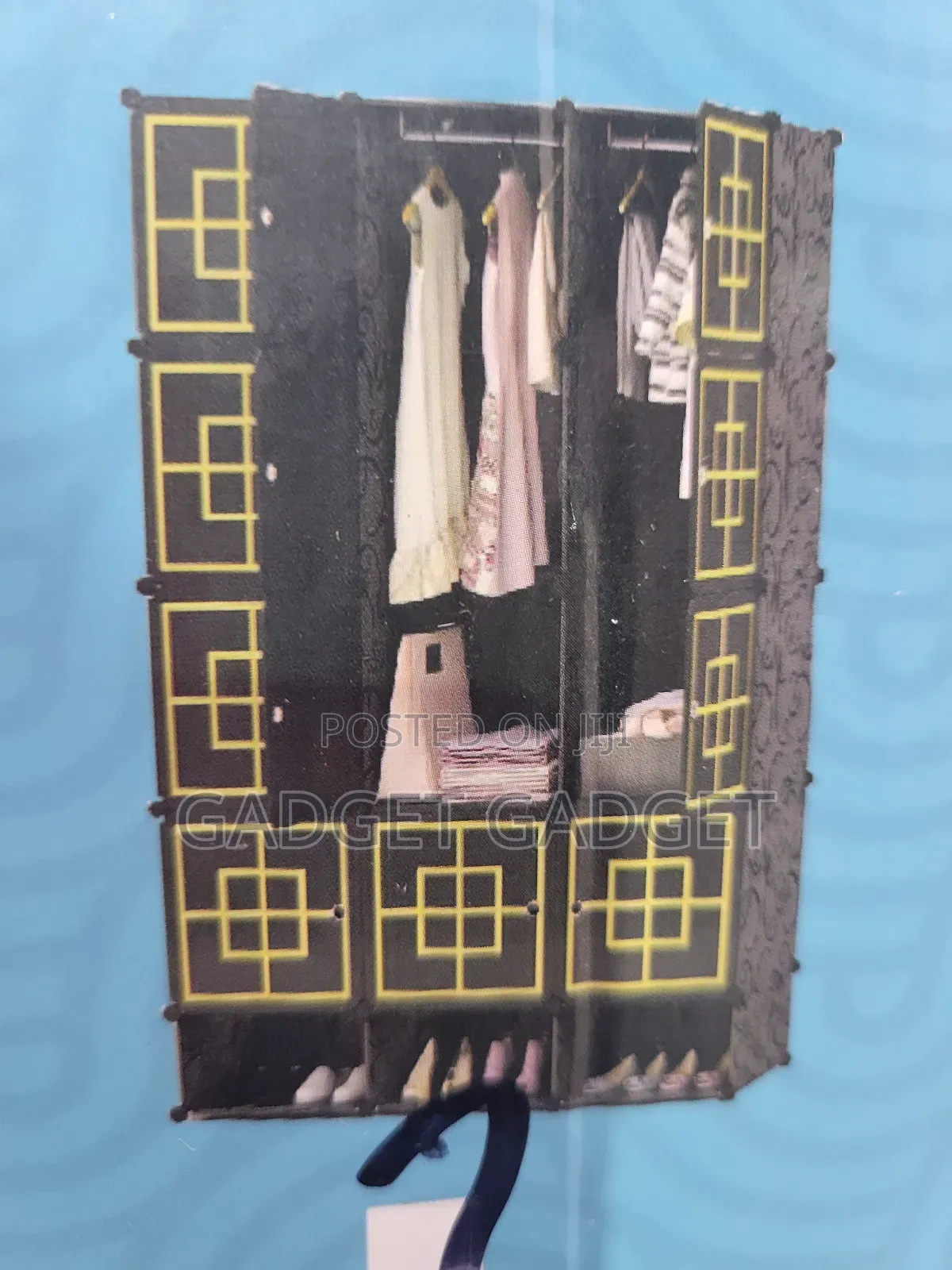 16 Cubes / Stacks Abs Plastic Wardrobe