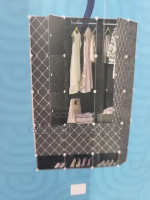 16 Cubes / Stacks Abs Plastic Wardrobe