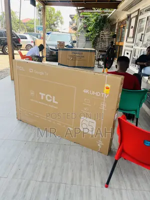 Beautiful Made TCL 65” Uhd Smart Television.