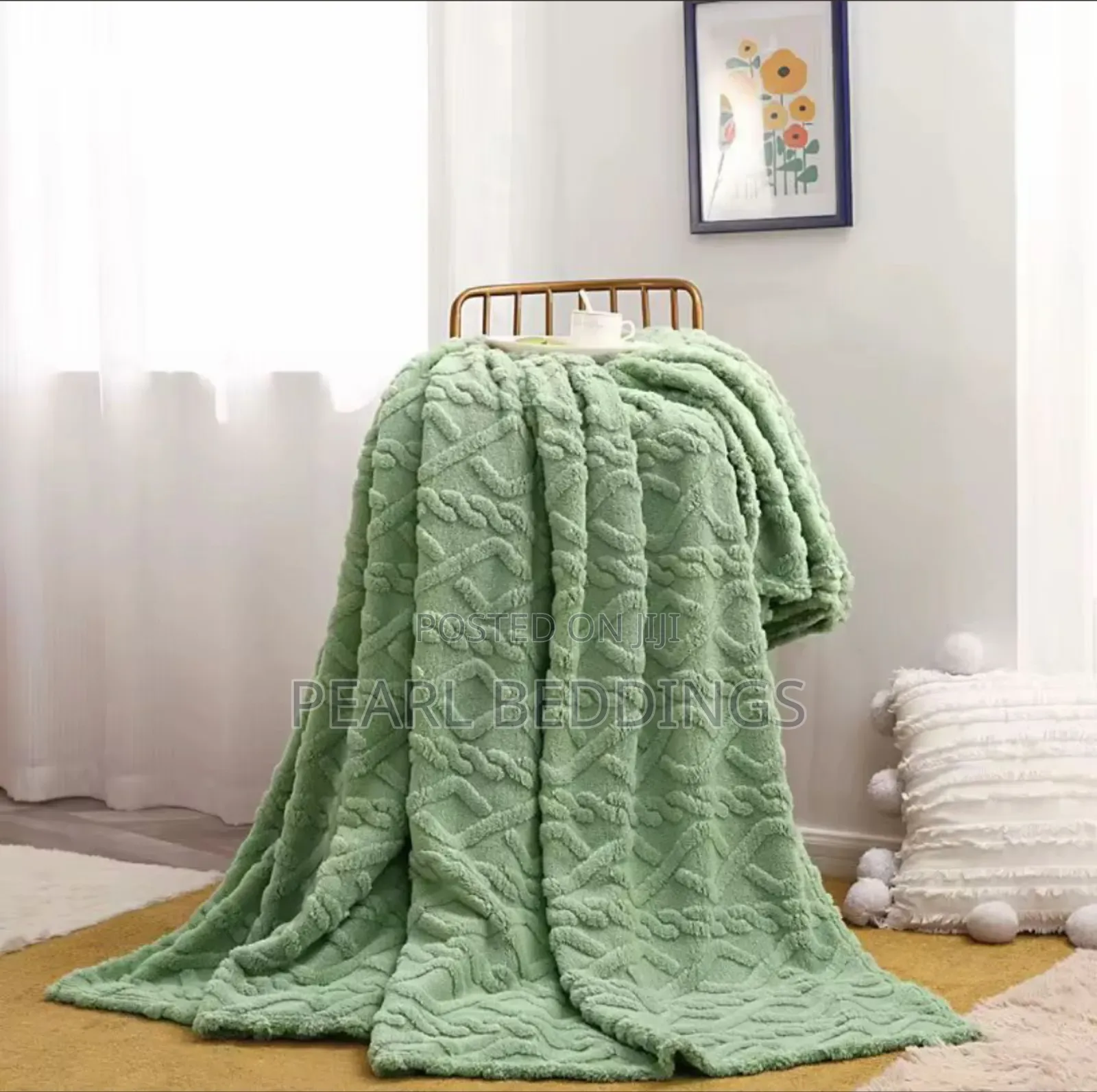 Premium Luxurious Quality Stripped Throw Blanket Available