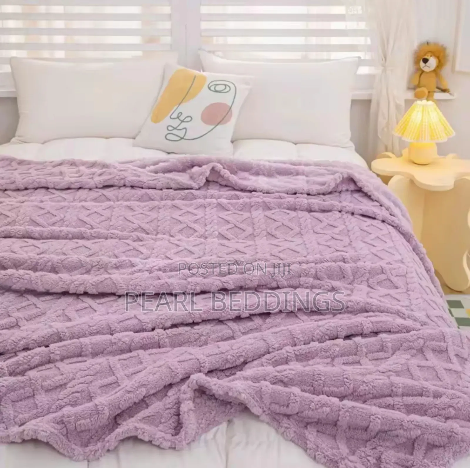 Premium Luxurious Quality Stripped Throw Blanket Available