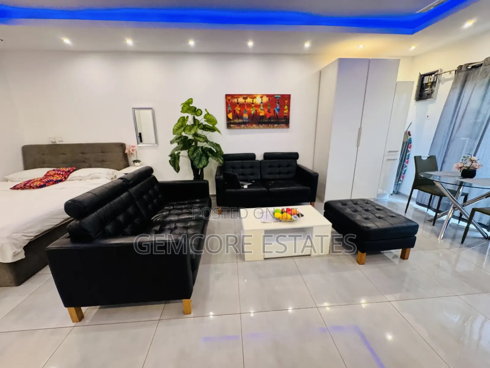 Furnished Studio Apartment in East Legon Hills, Ashaley Botwe for rent