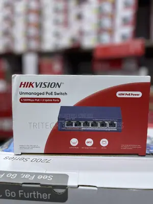 Photo - Hikvision 4port Unmanaged Poe With 2 Uplink Ds-3e0106p-E/M