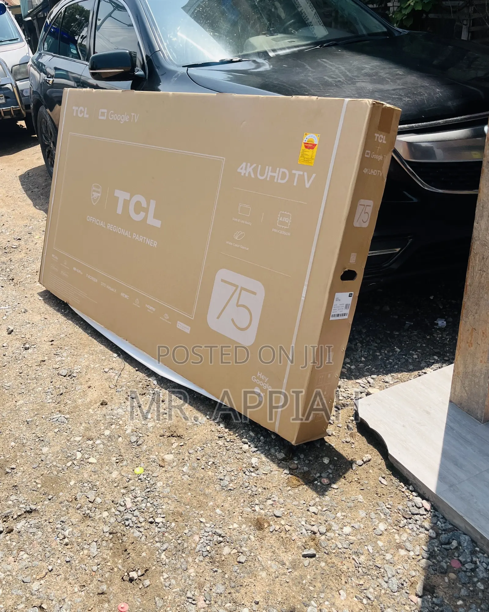 Check Out Original TCL 75” Uhd Smart Television(Black).