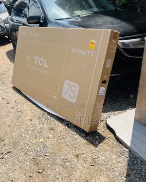 Check Out Original TCL 75” Uhd Smart Television(Black).