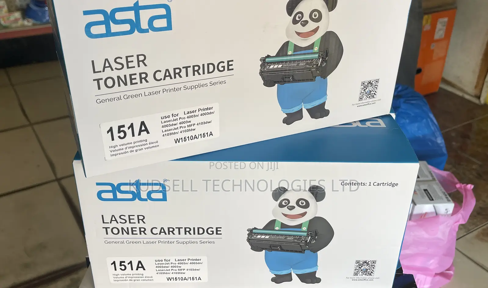 Asta 151a Black Laserjet Toner Cartridge (W1510a)