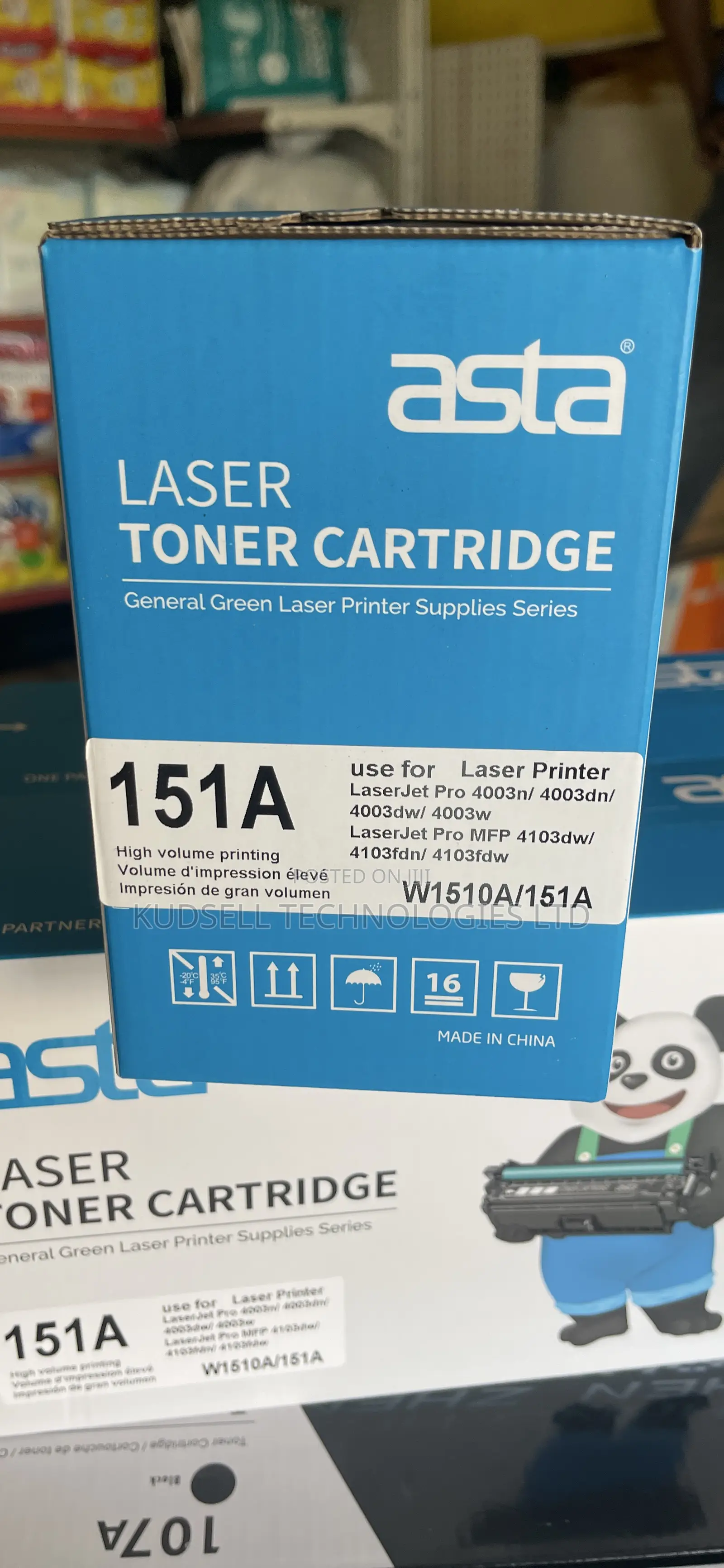 Asta 151a Black Laserjet Toner Cartridge (W1510a)