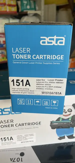 Asta 151a Black Laserjet Toner Cartridge (W1510a)