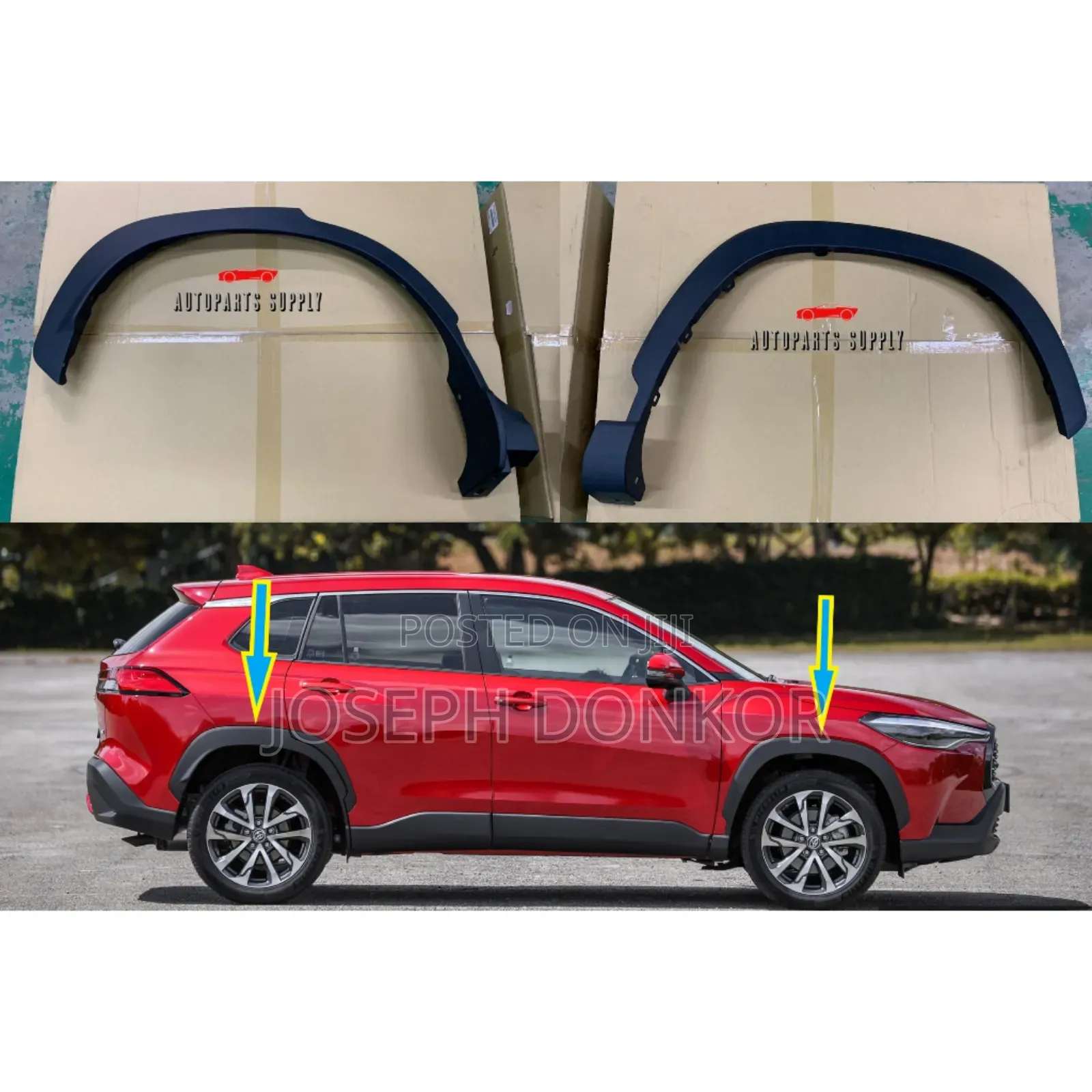 Corolla Cross Fender Moulding 2021,2022,2023,2024