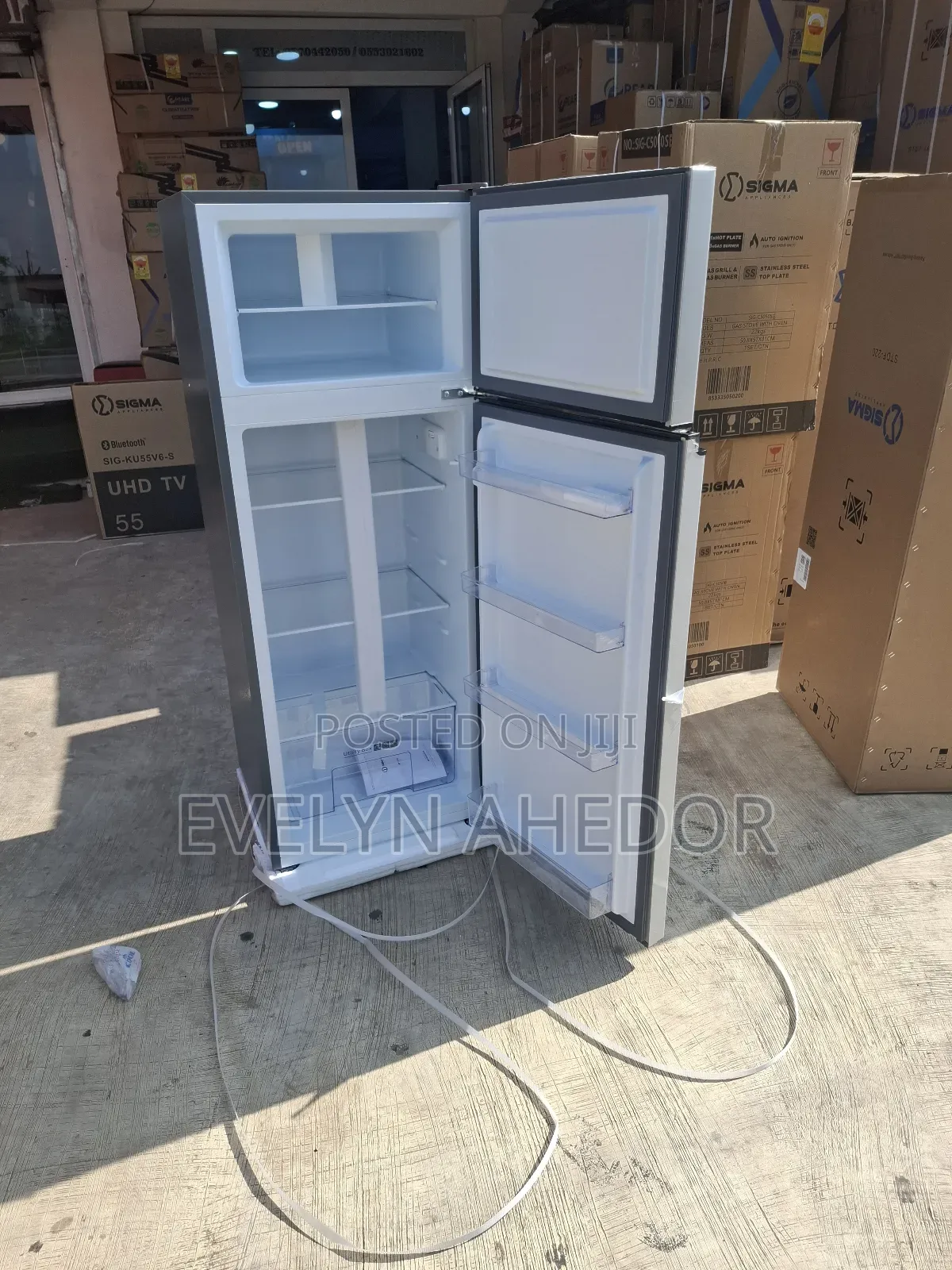 Powerful Compressor 207 Litres Sigma Top Freezer Available