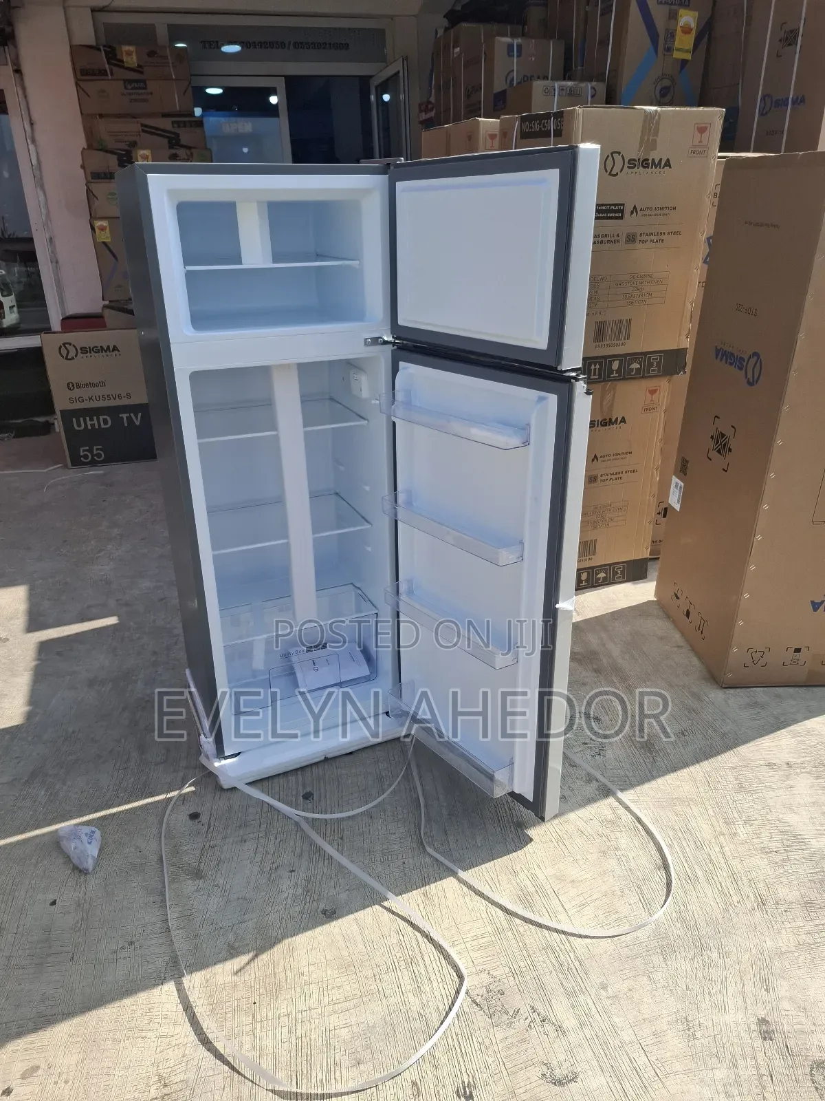 Powerful Compressor 207 Litres Sigma Top Freezer Available