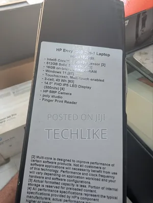 New Laptop HP Envy 14 16GB SSD 512GB