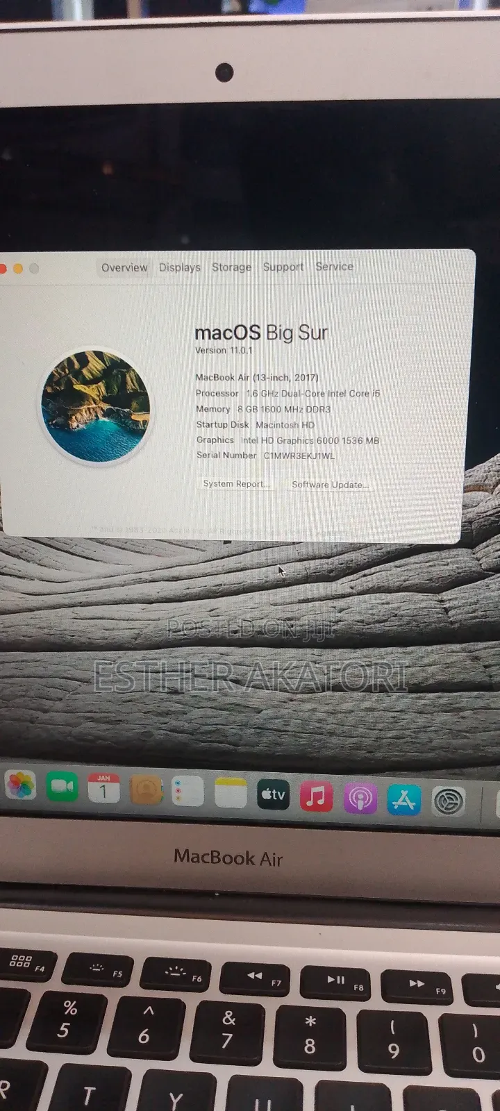 Laptop Apple MacBook Air 2017 8GB Intel Core i5 SSD 512GB