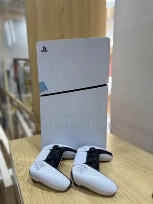 Ps5 Slim With 4 Games Two (2) Controllers