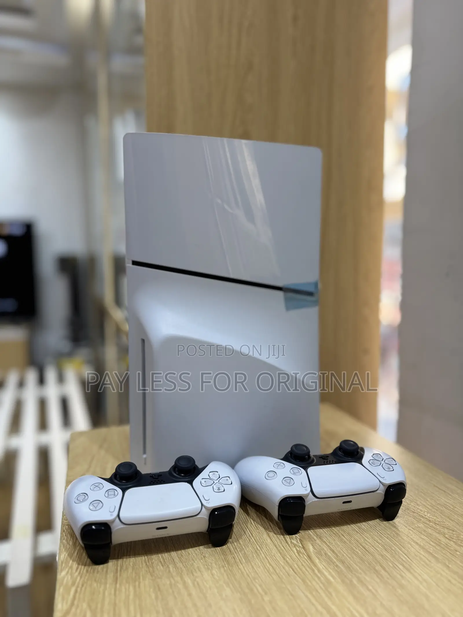 Ps5 Slim With 4 Games Two (2) Controllers