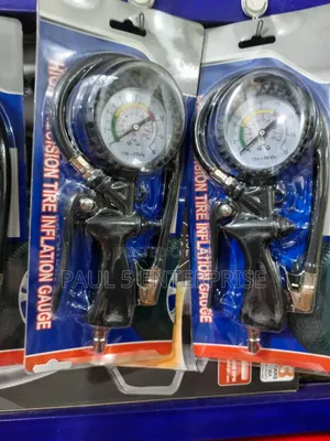 Tire Inflation Gauge or Pressure Gauge