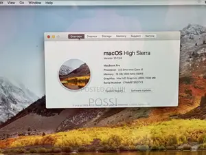Laptop Apple MacBook 2012 16GB Intel Core I5 HDD 500GB